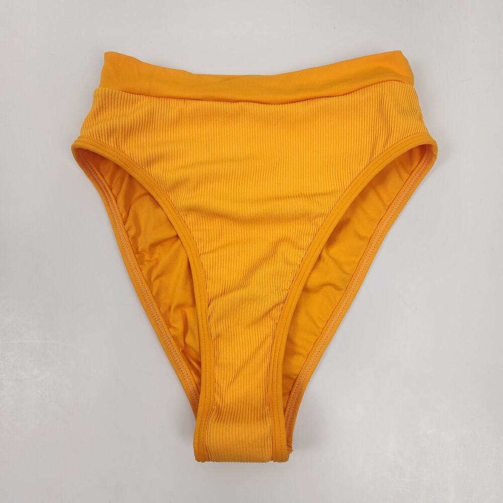 L*Space Frenchi Bikini Bottom in Mango Orange Size XS High Waisted